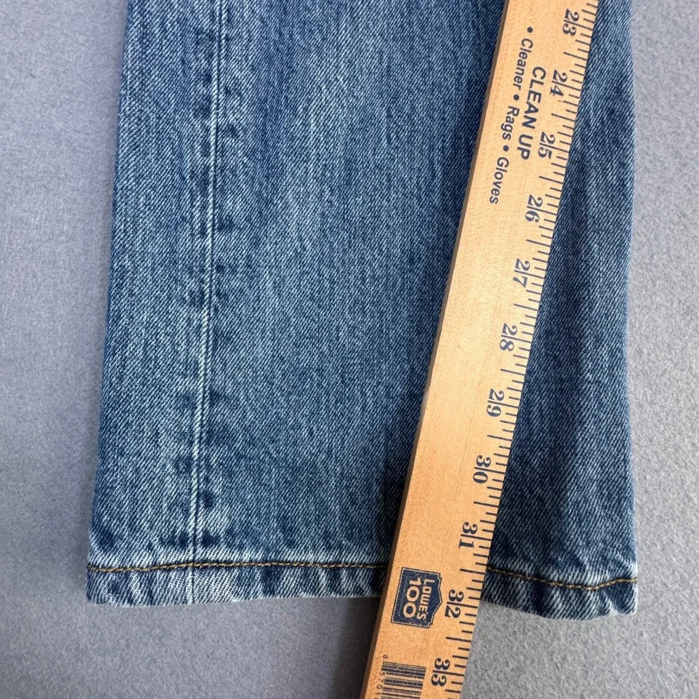 Levi's 501 Original Straight Leg Jeans Mens 32x32 Blue Button Fly Denim